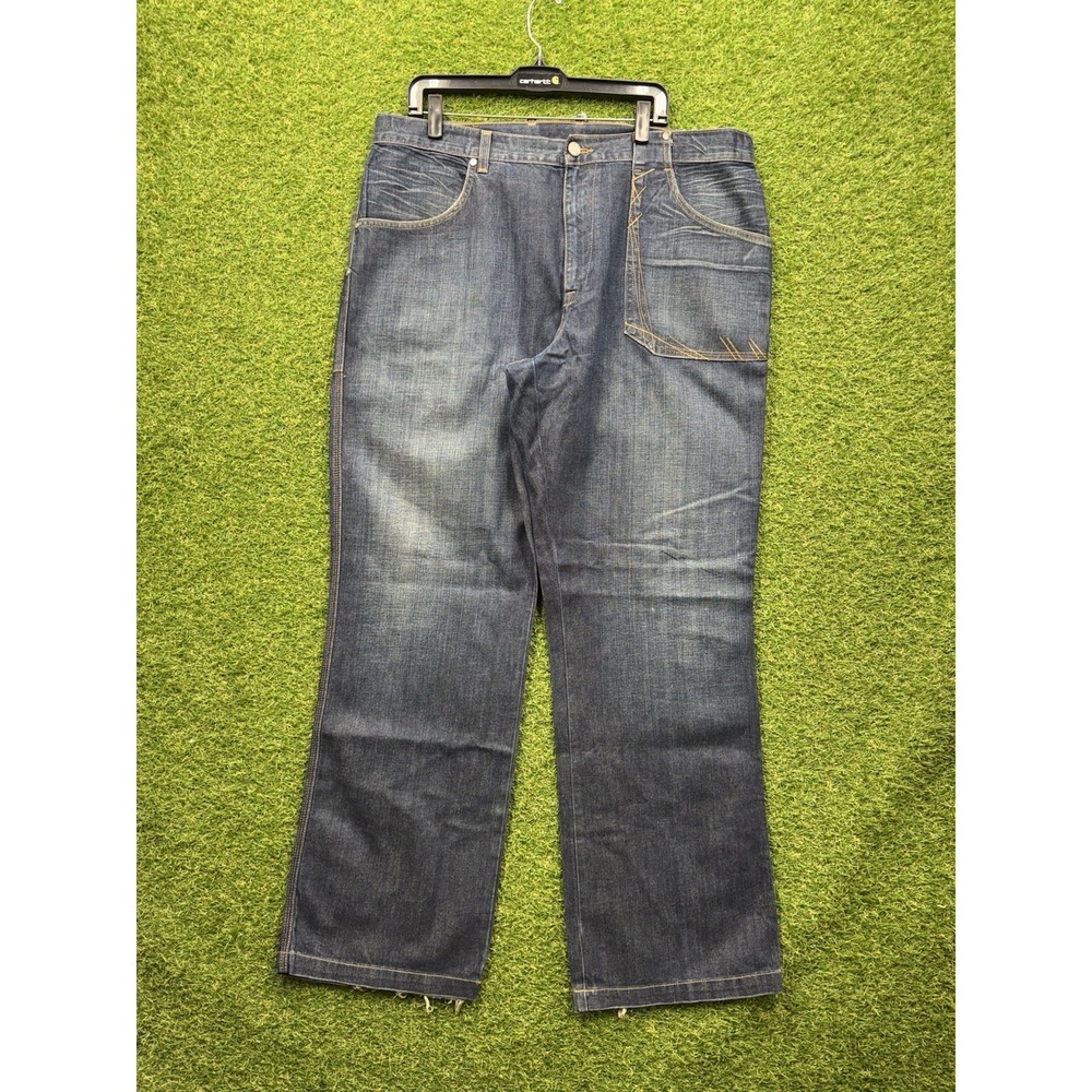 Nike Blue Ribbon Sports Jeans Mens 38 Baggy Skater Denim 90s Y2K BRS Jordan